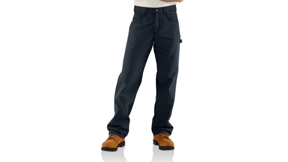 Carhartt Flame-Resistant Canvas Pant, Dark Navy, 46/30 FRB159-DNY-30-46