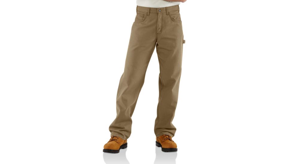 Carhartt Flame-Resistant Canvas Pant, Golden Khaki, 44/30 FRB159-GKH-30-44