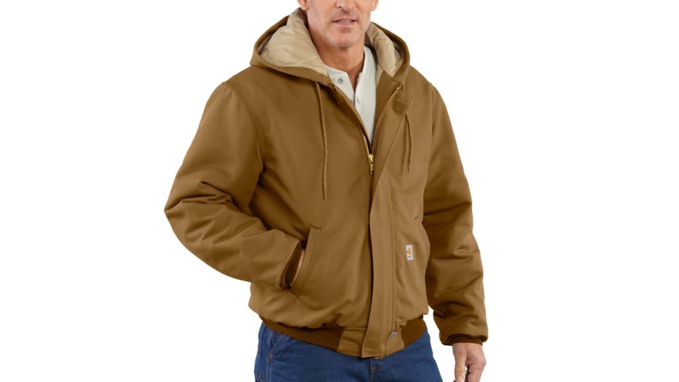 Carhartt Flame-Resistant Duck Active Jacket, Carhartt Brown, 2XL/Tall 101621-211-TLL-2XL