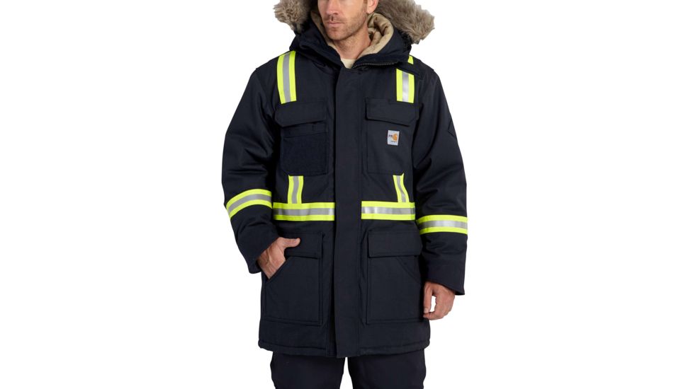 Carhartt Flame-Resistant Extremes Arctic Parka, Dark Navy, 2XL/Tall 100783-410-TLL-2XL