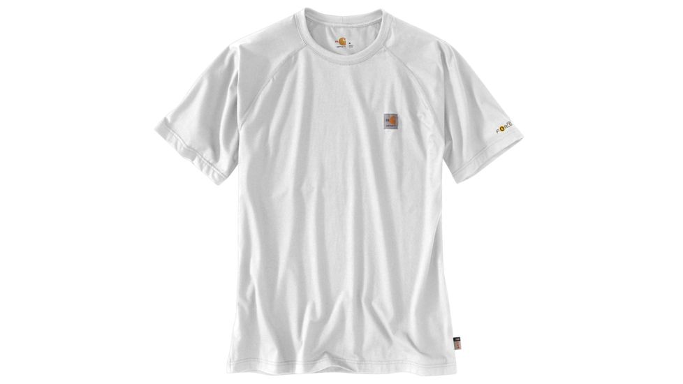 Carhartt Flame-Resistant Force Short Sleeve T-Shirt, Light Gray, Large/Tall 102903-051-TLL-L