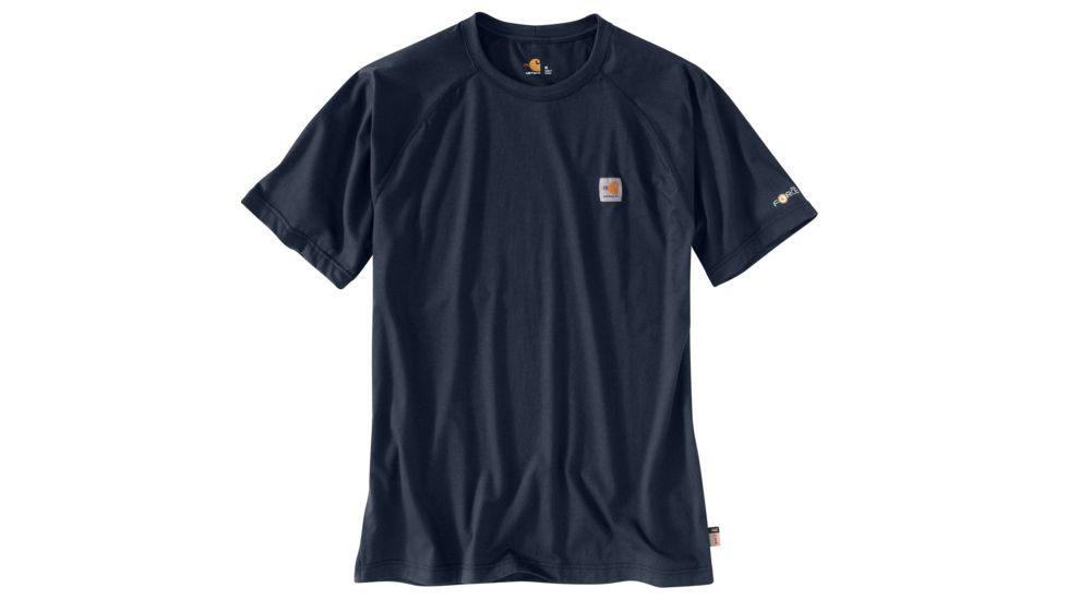 Carhartt Flame-Resistant Force Short Sleeve T-Shirt, Dark Navy, Large/Regular 102903-410-REG-L