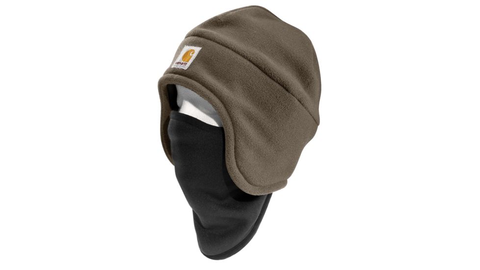 Carhartt Fleece 2 in 1 Headwear for Mens, Driftwood, One Size Fits All A202-DWD-OFA