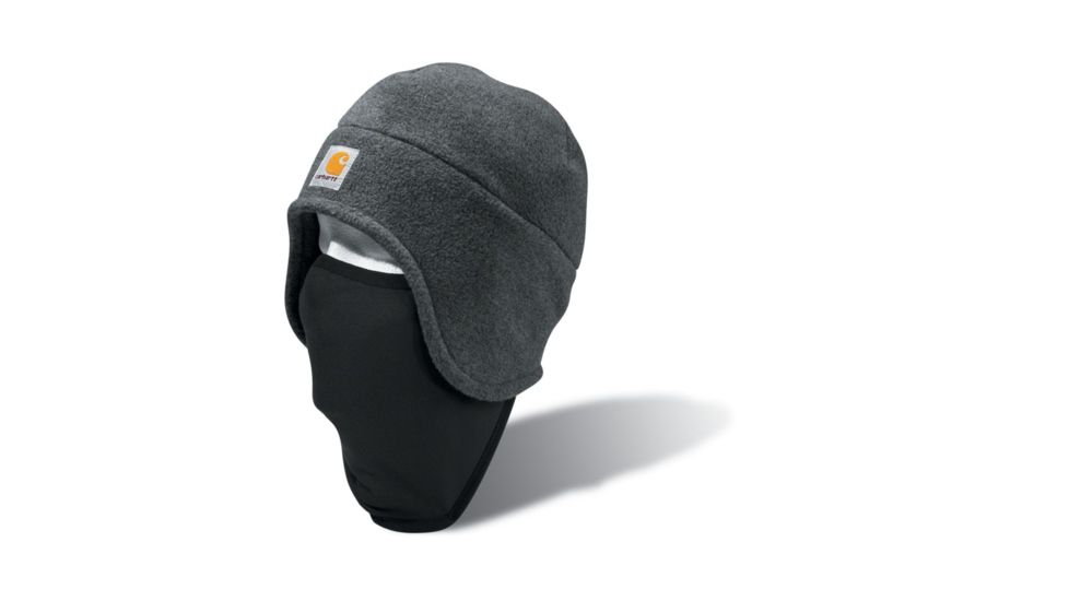 Carhartt Fleece 2-in-1 Headwear - Men's-Charcoal Heather