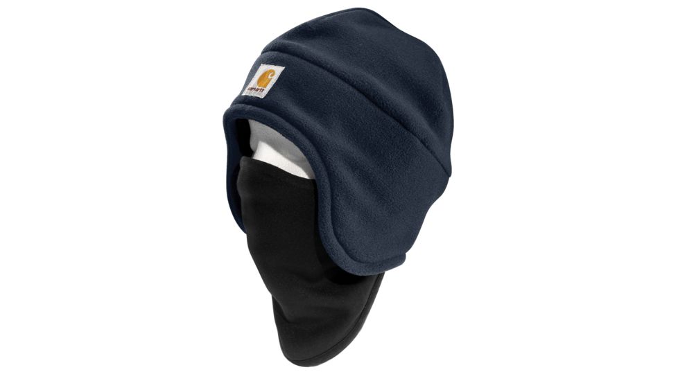 Carhartt Fleece 2 in 1 Headwear - Mens, Navy, One Size, A202-412--OFA