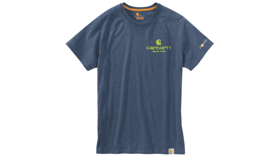 Carhartt Force Delmont 89 Graphic Short Sleeve T-shirt - Mens, Light Huron Heather, 2XL-REG 103184-446-REG-2XL