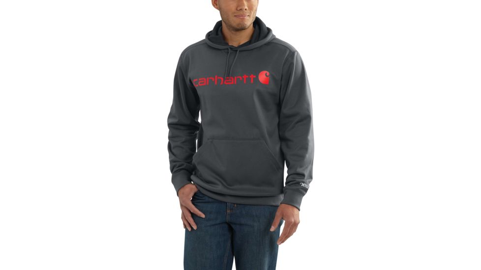 Carhartt Force Extremes Signture Graphic Hooded Sweatshirt for Mens, Shadow, 2XL/Regular 102314-029-REG-2XL