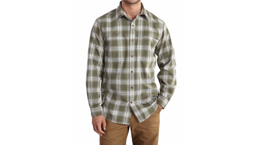 Force Reydell Long Sleeve Shirt - Mens-Moss-X-Large