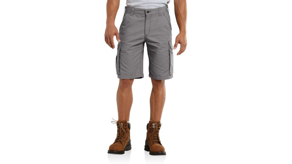 Carhartt Force Tappen Cargo Short for Mens, Asphalt, 44 101168-066-44