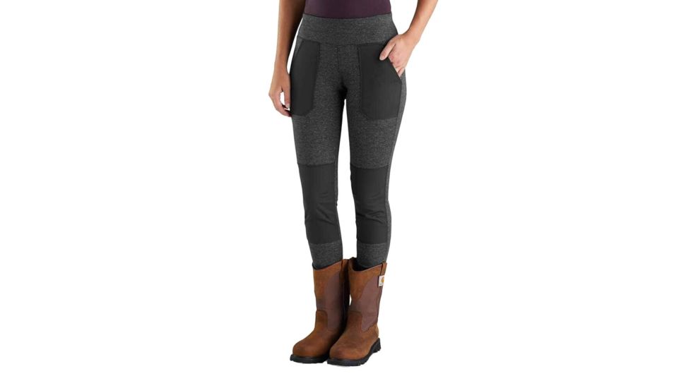 Carhartt Force Utility Legging Regular - Womens, Black Heather, Extra Large, 102482-013-XL-REG