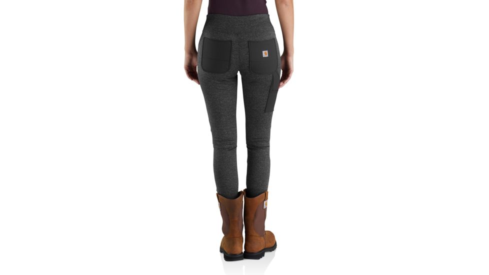 Carhartt Force Utility Legging - Womens, Black Heather, Large, Regular, 102482-013-REG-L