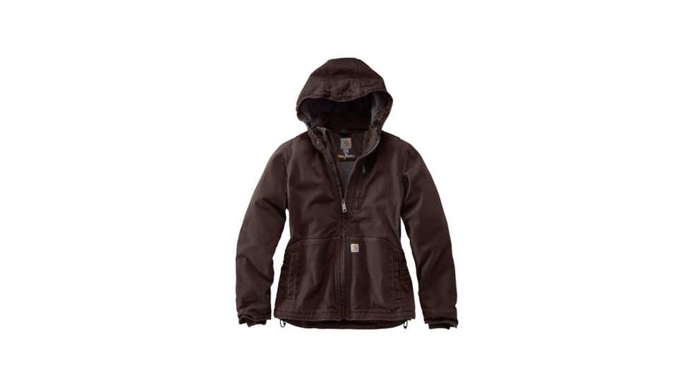 Carhartt Full Swing Caldwell Stretch Sandstone Jacket - Womens, Dark Brown/Shadow, XXL, 102248-904-REG-XXL