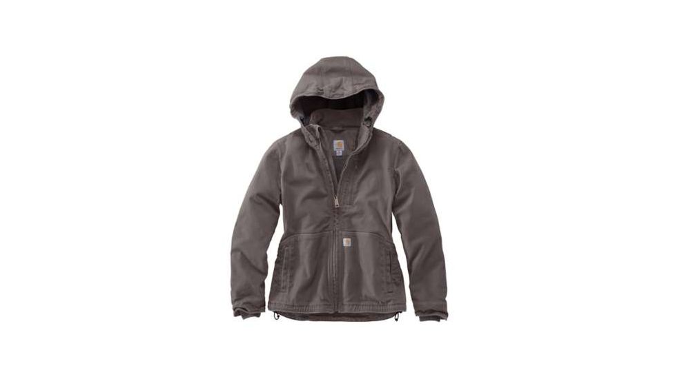 Carhartt Full Swing Caldwell Stretch Sandstone Jacket - Womens, Taupe Gray/Shadow, M, 102248-077-REG-M
