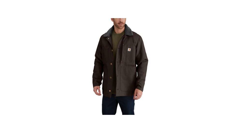 Carhartt Full Swing Chore Coat - Mens, Dark Brown, XL-TALL, 102707-201-TLL-XL