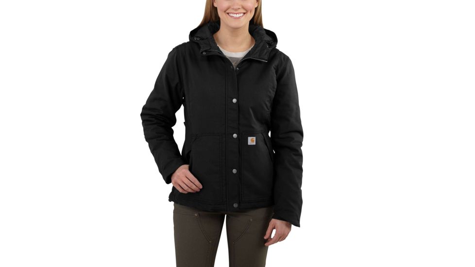 Carhartt Full Swing Cryder Stretch QD Jacket - Women's, Black, Extra Small, Regular, 102246-001-REG-XS