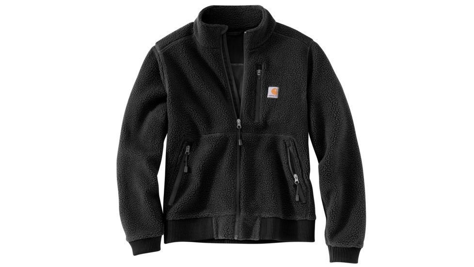 Carhartt High Pile Fleece Jacket - Womens, Black, Extra Small, 103913-BLK-REG-XS