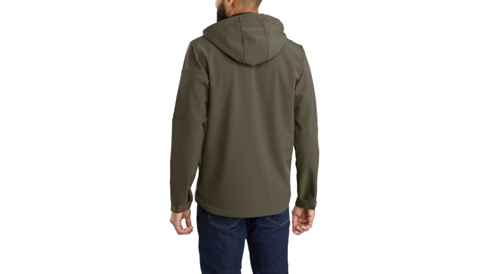 Carhartt Hooded Rough Cut Jacket - Mens, Tarmac, Large, 103829-217-REG-L