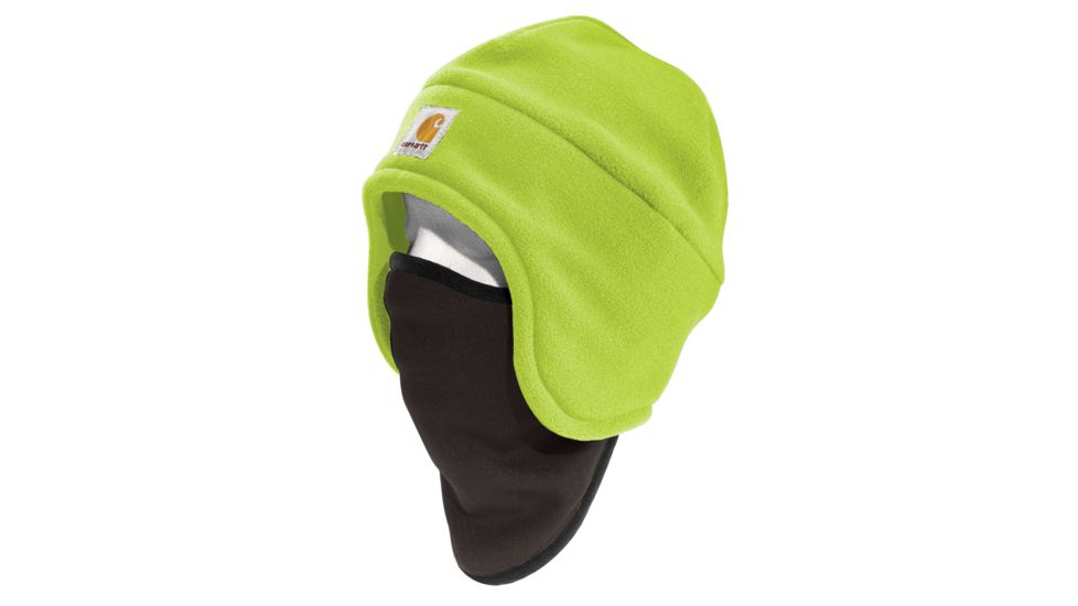 Carhartt HV Enhanced 2 in 1 Hat, Brite Lime, One Size Fits All 100795-323-OFA