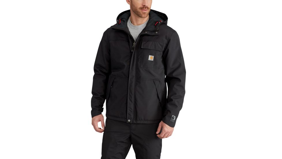 Carhartt Insulated Shoreline Jacket - Men's, Black, 3XL, Tall, 102702-001-TLL-3XL