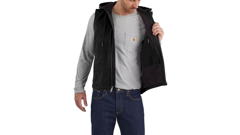 Carhartt Knoxville Vest - Mens, Black, Small, 103837-BLK-REG-S