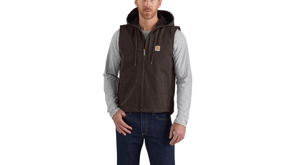 Carhartt Knoxville Vest - Mens, Dark Brown, Small, 103837-DKB-REG-S