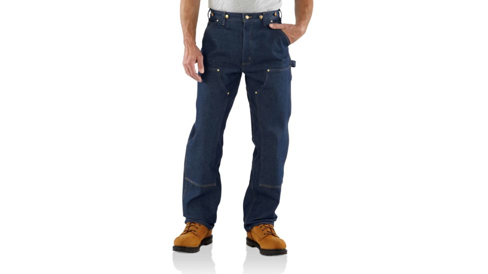Carhartt Loose Original Fit Double Front Logger for Mens, Denim, 38/34 B07-DNM-34-38