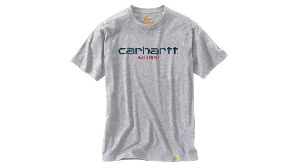 Carhartt Lubbock Graphic Short Sleeve T-shirt - Mens, Heather Gray, XL-REG 103181-034-REG-XL