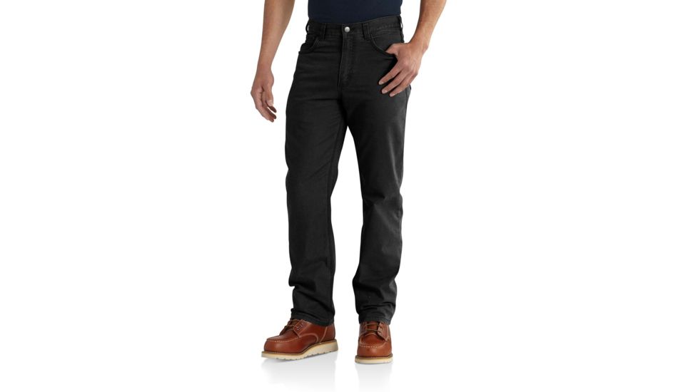 Carhartt M Rugged Flex Rigby Five Pocket Pant - Men's, Black, 44 Waist, 30 Inseam, 102517-001-30-44
