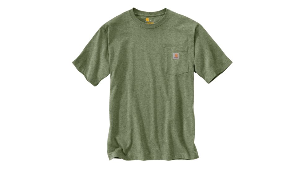 Carhartt Workwear Pocket T-Shirt - Men's, Olivine Heather, Large, Regular, K87-G01REGLRGA