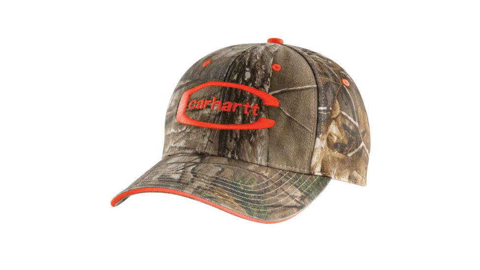 Carhartt Midland Cap for Mens, Realtree/Brite Orange, One Size Fits All 102010-961-OFA