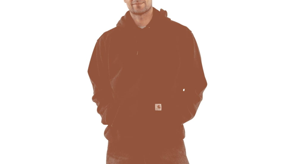 Midweight Hooded Pullover Sweatshirt - Mens-Charcoal Heather-Medium-Regular