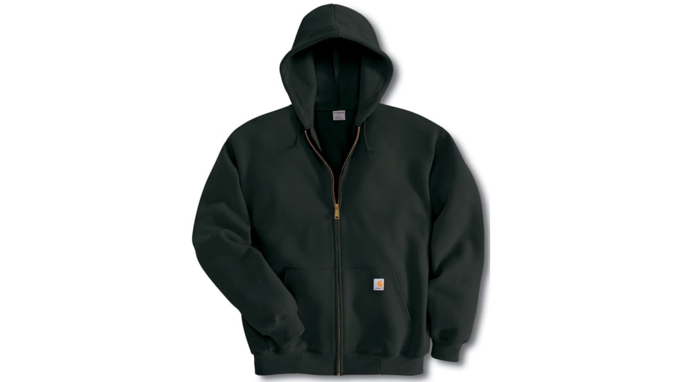 Carhartt Midweight Hooded Zip-Front Sweatshirt - Men's-Olive-Large-Regular