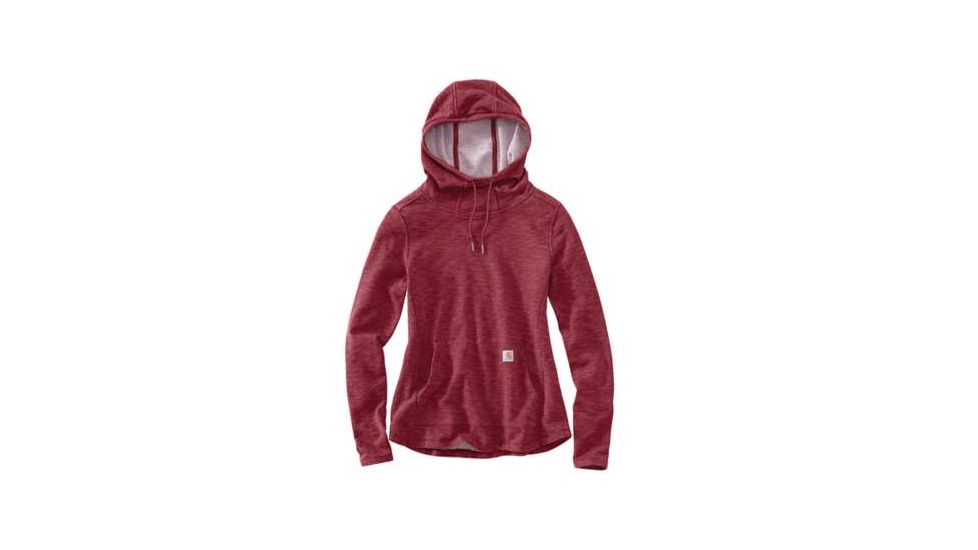 Carhartt Newberry Cowl Hoodie - Womens, Cherrystone, XXL-REG, 102481-605-REG-XXL