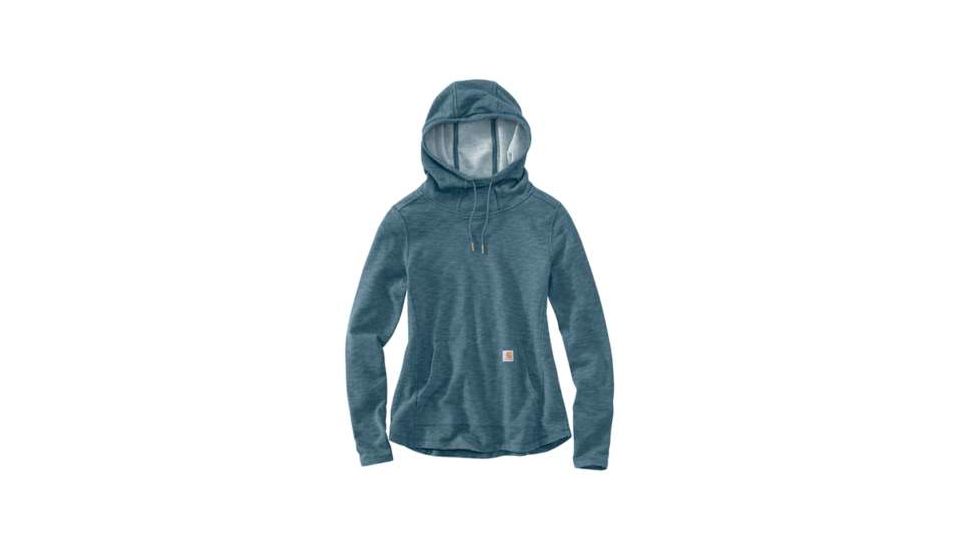 Carhartt Newberry Cowl Hoodie - Womens, Steel Blue, S-REG, 102481-437-REG-S