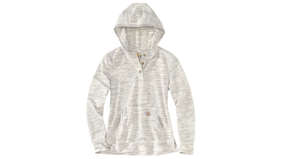 Carhartt Norwalk Hoodie - Womens, Marshmellow Space Dye, L-REG 103061-110-REG-L