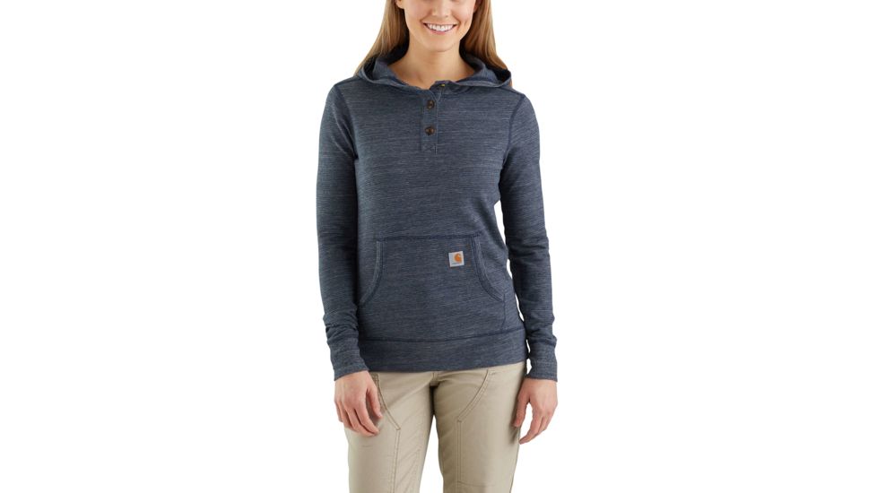 Carhartt Norwalk Hoodie - Womens, Navy Space Dye, M-REG 103061-463-REG-M