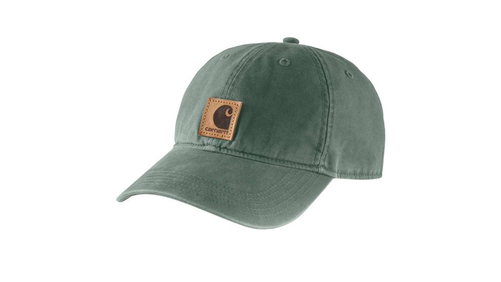 Carhartt Odessa Cap Cotton Sandstone - Mens, Duck Green, OSFA, 100289-311-OFA-