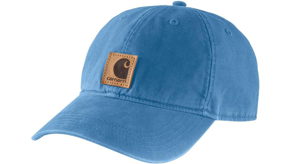 Carhartt Odessa Cap Cotton Sandstone - Mens, French Blue, One Size, 100289-FHB-OFA
