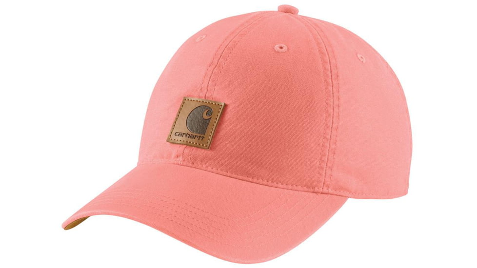 Carhartt Odessa Cap Cotton Sandstone - Womens, Coral Haze, One Size, 102427-P03-OFA