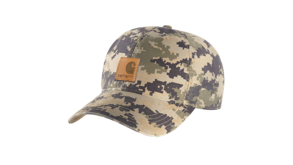 Carhartt Odessa Cap for Mens, Dark Khaki Digi Camo, One Size Fits All 100289-910-OFA