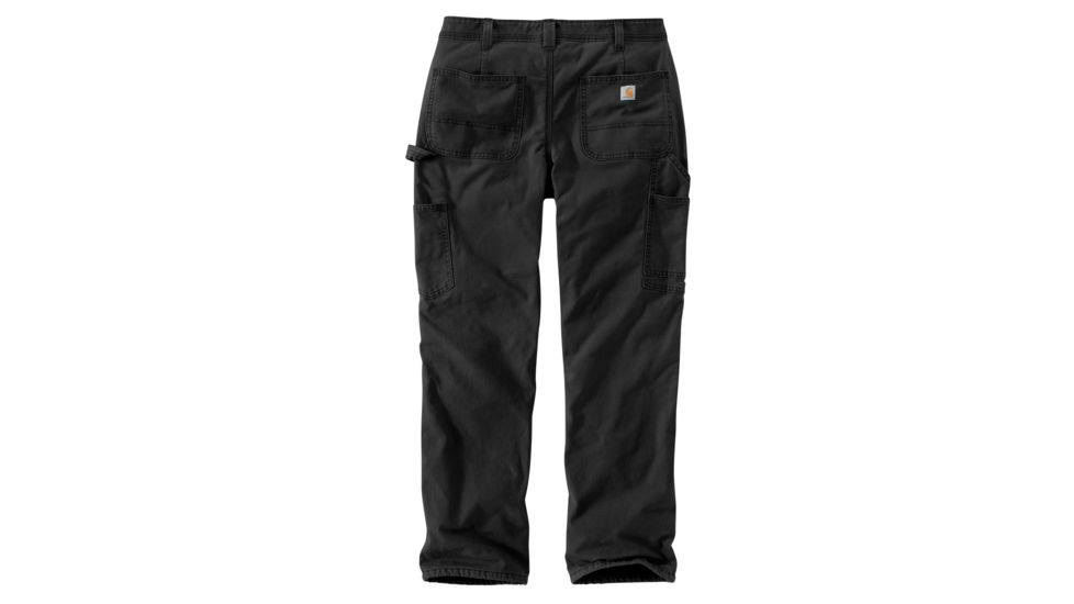 Carhartt Original Fit Crawford Flce Lined Pant - Womens, Black, 4, Tall, 102213-001-TLL-4