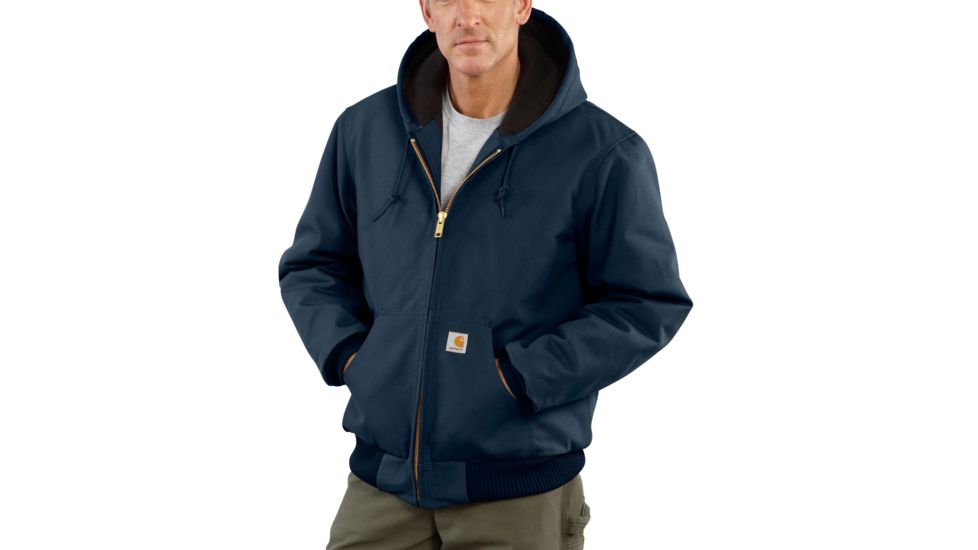 Carhartt QFL Duck Active Jacket for Mens, Dark Navy, Extra Large/Regular J140-DNY-REG-XLG
