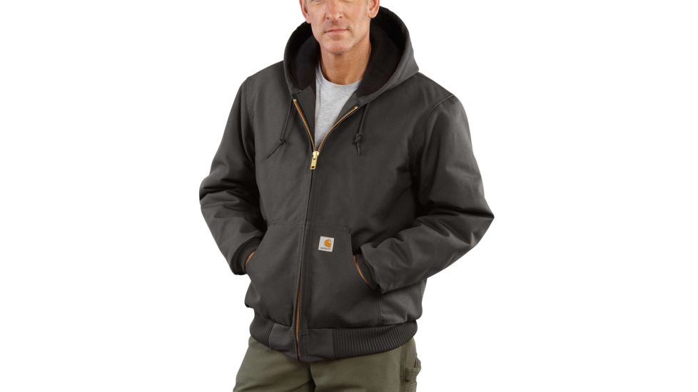 Carhartt QFL Duck Active Jacket for Mens, Gravel, 2XL/Regular J140-GVL-REG-XXL
