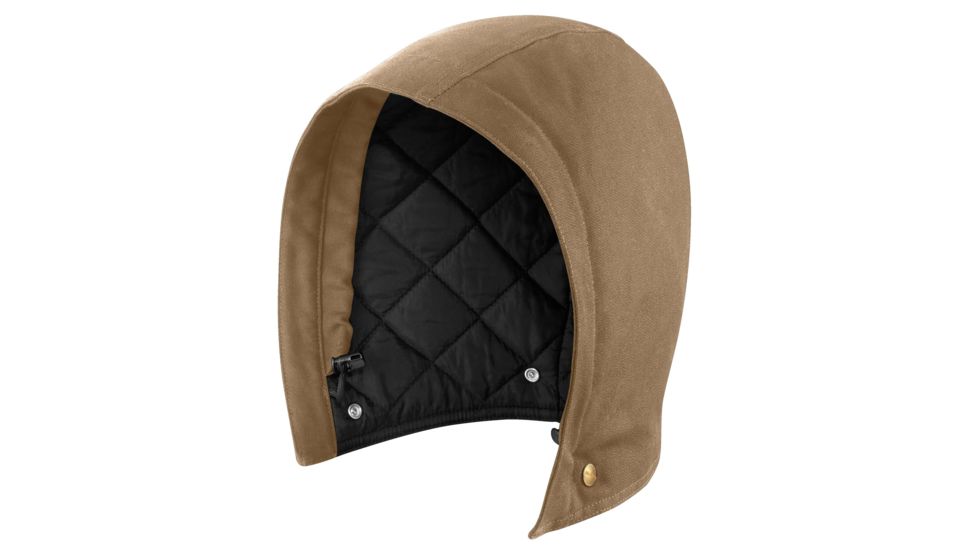 Carhartt Quilt Lined Sandstone Hood for Mens, Frontier Brown, Small/Extra Large 102366-903-S/X