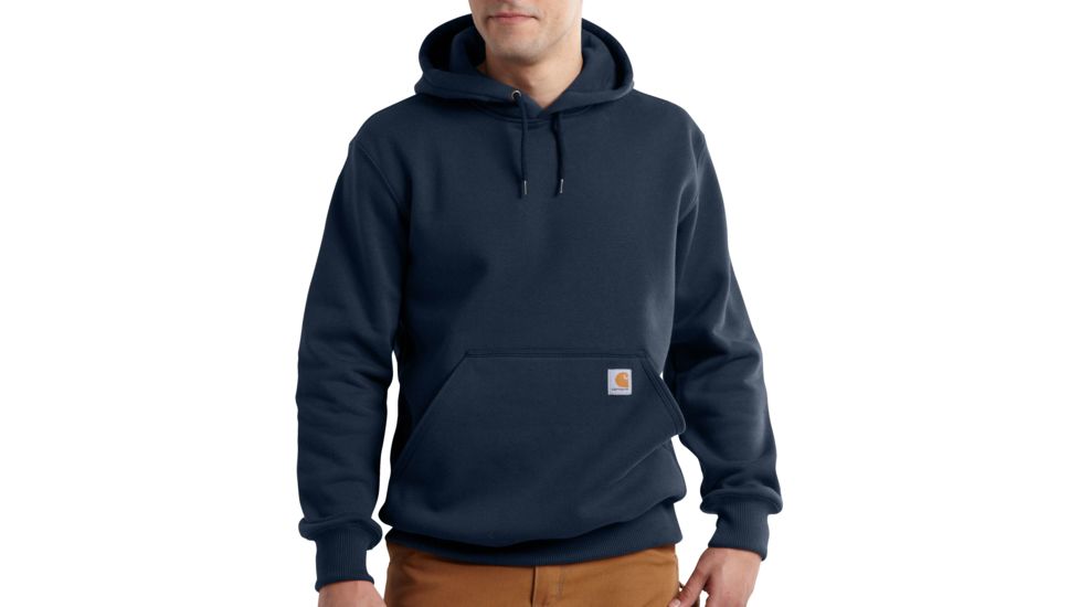 Carhartt Rain Defender Paxton Heavyweight Hooded Sweatshirt for Mens, New Navy, Small/Regular 100615-472-REG-S