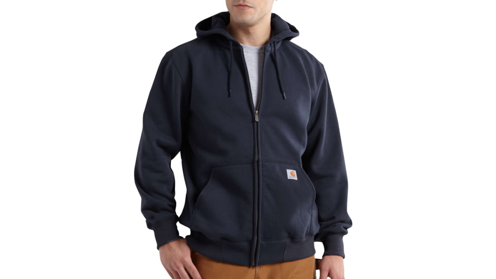 Carhartt RD Paxton HW Hdd Zip Frnt Sweatshirt-Mens, New Navy, 4XLarge, Tall, 100614-472-TLL-4XL