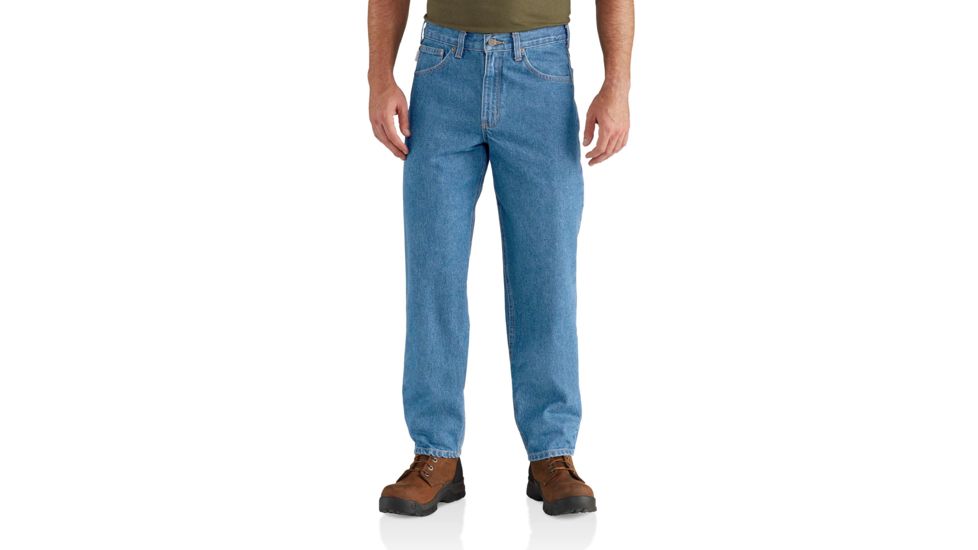 Carhartt Relaxed Fit Tapered Leg Jean for Mens, Stonewash, 42/28 B17-STW-28-42