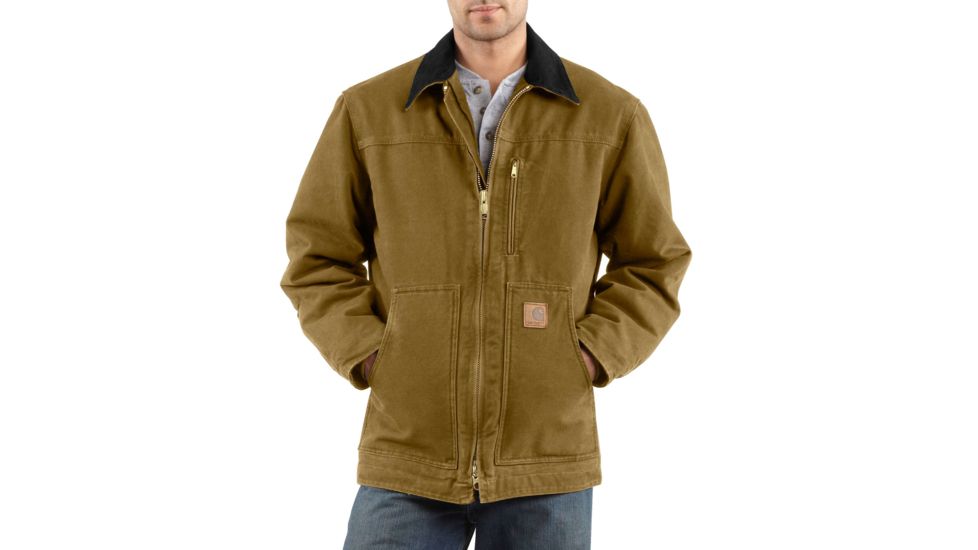 Carhartt Ridge Coat for Mens, Frontier Brown, Extra Large/Regular C61-FRB-REG-XLG
