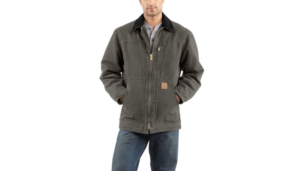 Carhartt Ridge Coat for Mens, Gravel, 2XL/Regular C61-GVL-REG-XXL