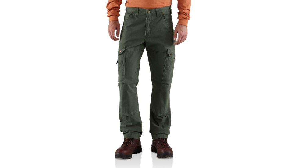 Carhartt Ripstop Cargo Work Pant for Mens, Moss, 28/30 B342-MOS-30-28